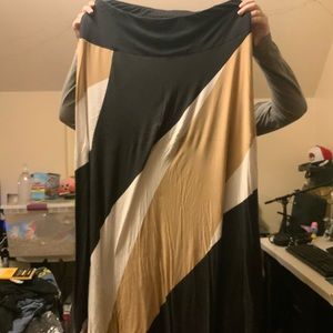 Extra Long LANE BRYANT Maxi Skirt. Like new